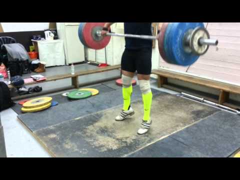 Snatch pull 165kg