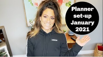 Planner Set-up January 2021!! #travelersnotebook, #2021