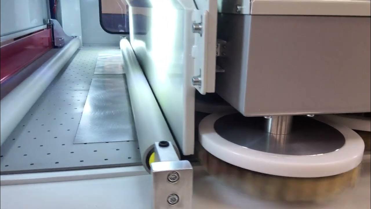 Apex Machine Group 2DD1600 deburring machine YouTube