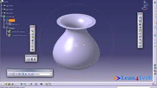 Catia V5 Tutorials Part Design Shaft,Groove,Shell=Lean4Tech