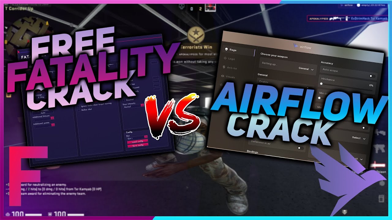 Free Fatality Crack vs Airflow Crack | free config | CSGO HvH - YouTube