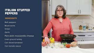 What's Cooking with NYSOFA | Italian Stuffed Peppers! A classic, healthy recipe you can afford.