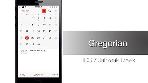 Gregorian brings iOS 7.1 style Calendar to your iPhone - iPhone Hacks