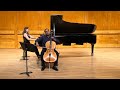 Vignette de la vidéo Sameer Apte: Cello Sonata No. 1 In F Major, Op. 5 No. 1 (L.v. Beethoven) - Stony Brook University