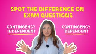 Dana Do's: Spot the Difference Between Contingency Dependent and Independant Interventions