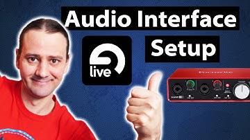 Audio Interface Setup Ableton Live 10