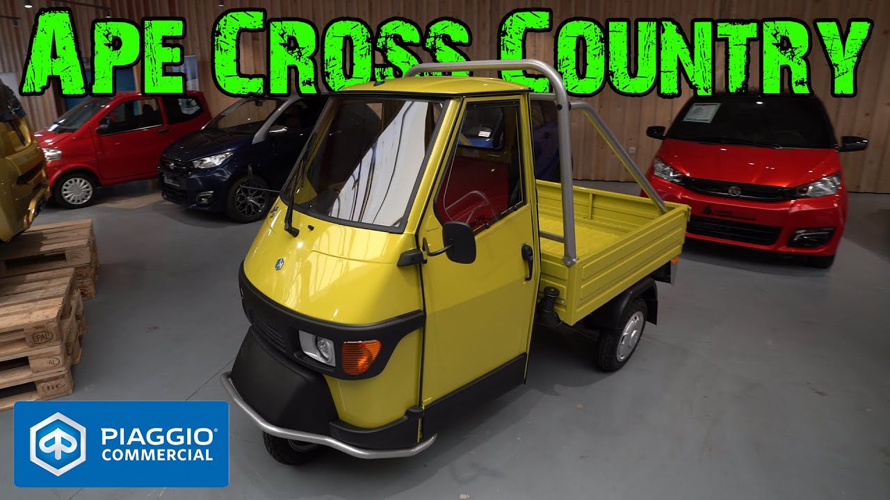 Wir stellen euch ganz kurz vor: die Piaggio Ape 50 Cross Country