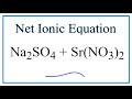 Net Ionic Equations and Solubility