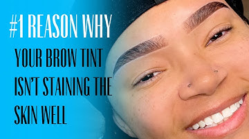 How To Prep Skin For A GREAT Brow Tint! … (the tip nobody told you until now.) 👀