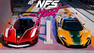 MCLAREN P1 GTR ПРОТИВ FERRARI FXX K EVO NEED FOR SPEED HEAT