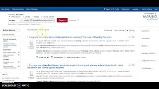 Information Using MIESearch to find articles on your topic Update