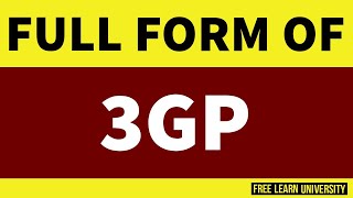 Download Lagu Full form of 3GP | 3GP ka full form kya hai | 3GP full form MP3