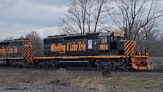 Csxt 1 Ceo Presidential Train & Moving On Wheeling & Lake Erie 7024 operation Lifesaver Loco Part 2