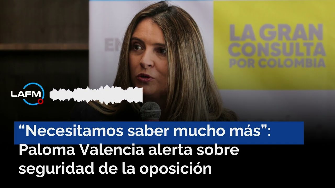 Paloma Valencia denuncia fallas en esquemas de protección para la oposición en Colombia