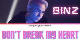 Binz x TOULIVER - 'Don't Break My Heart' Lyrics (Color Coded Lyrics)