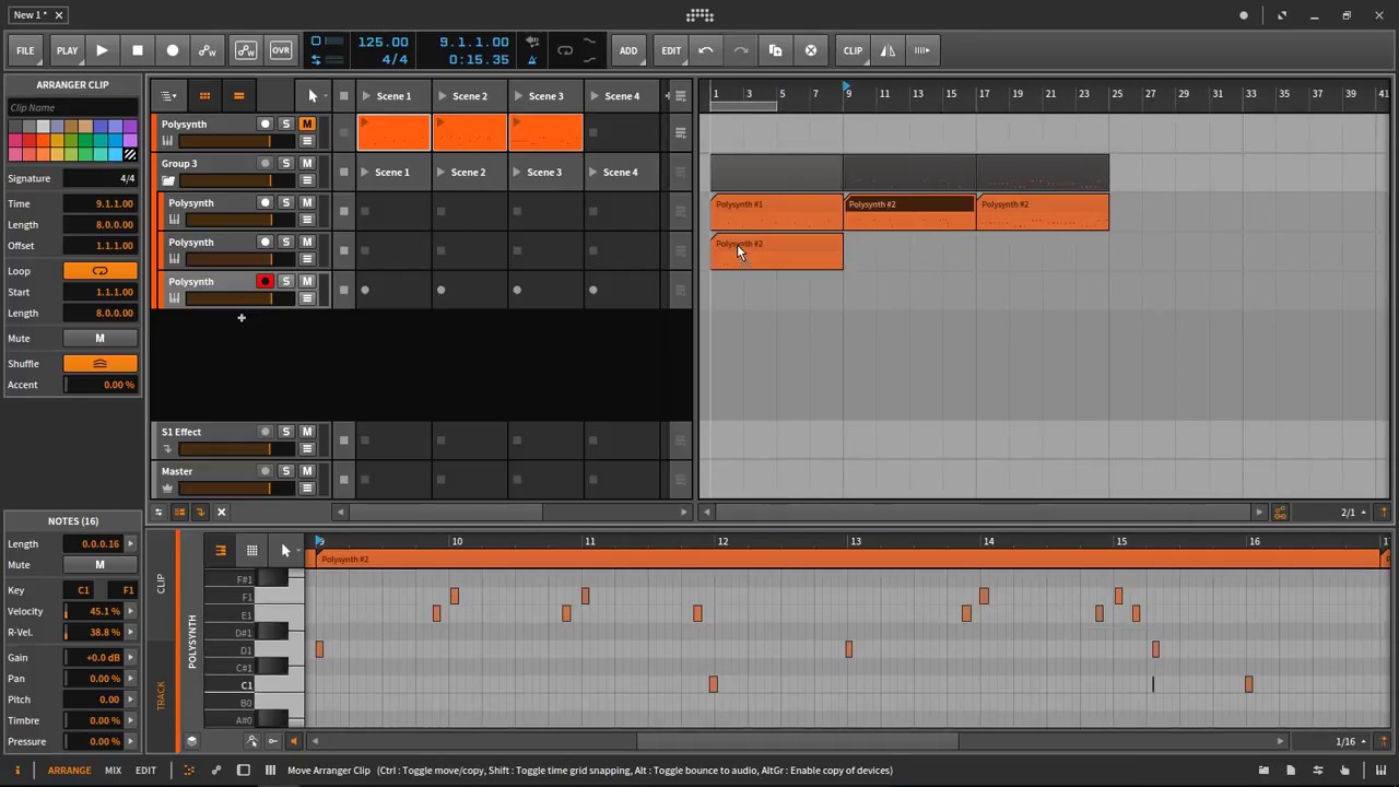 How To Bitwig Recording Separate Takes With Predefined Length And Behavior YouTube