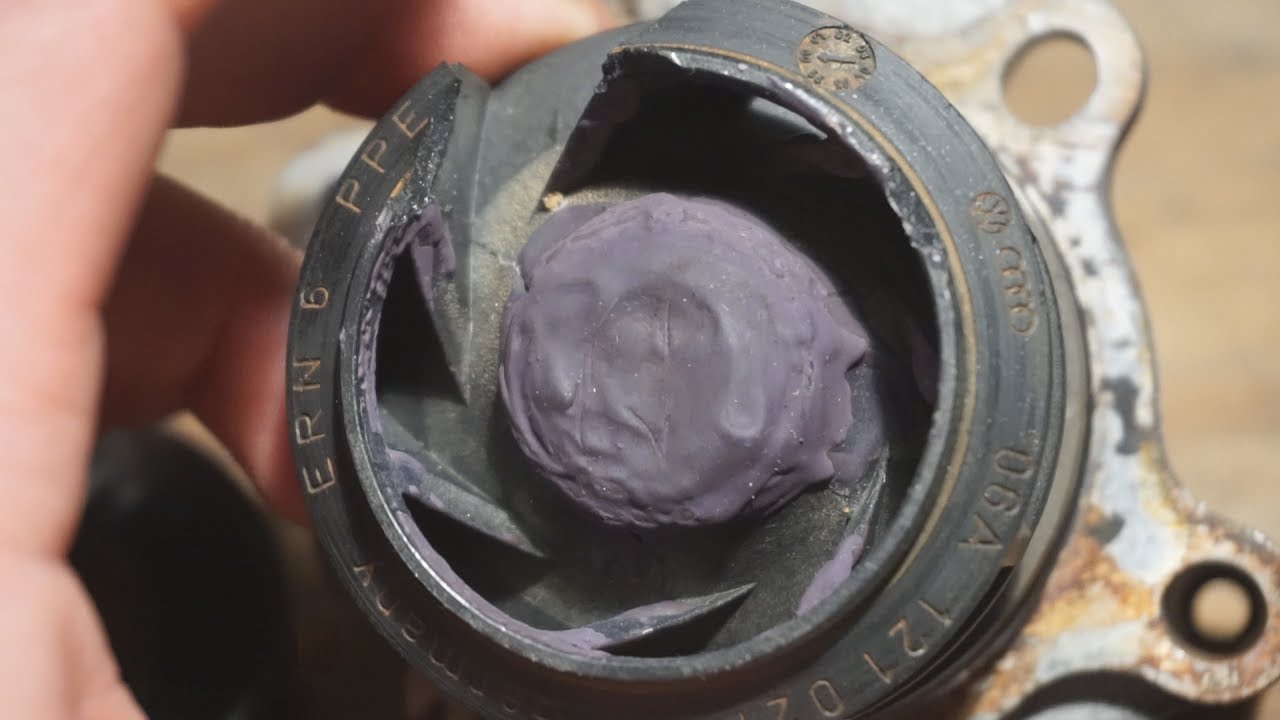 Emergency JBWeld Water Pump Fix on VW Golf MK4 (JBWeld is the BEST GLUE EVER) YouTube