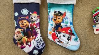 Christmas Stockings for 10 month old & 5 year old