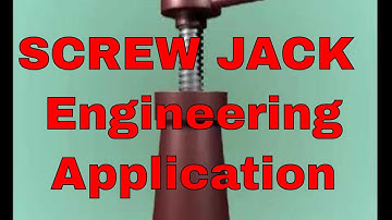 SCREW JACK - basic concept | Engineering Application