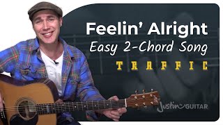 Feelin Alright - Traffic | Easy Beginner Guitar Lesson screenshot 4