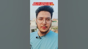 NEET 2023 RESULT UPDATE| FUNNY NEET UPDATE 😂| AA GYA NEET RESULT date|NEET PREPARATION #neet #funny