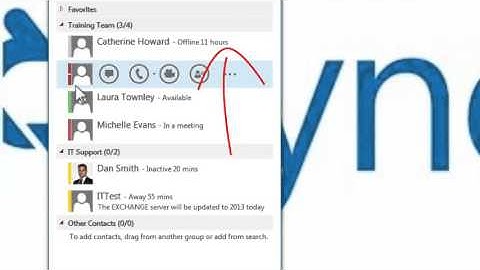 3  Adding Contacts in Microsoft Lync