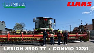 Wydanie maszyny LEXION 8900 TT +  Convio 1230