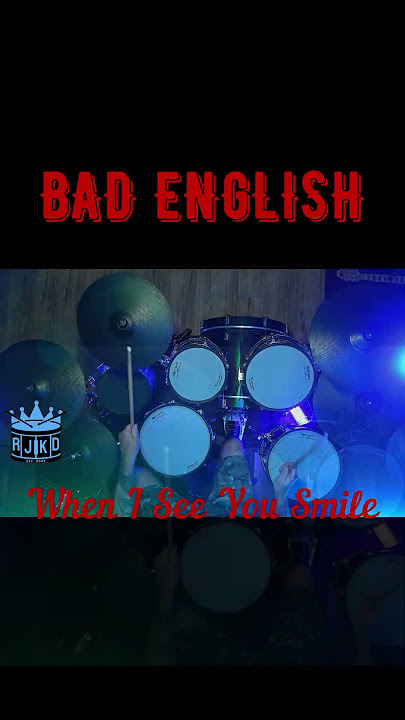 Bad English - (When I See You Smile) #shorts #drums #drumcover  #drummer #roland   #80s #vad506