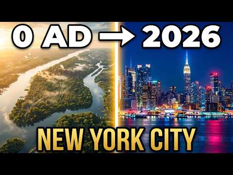 NEW YORK CITY| 3D TIMELAPSE| 0 AD to 2026 | Full History & Evolution