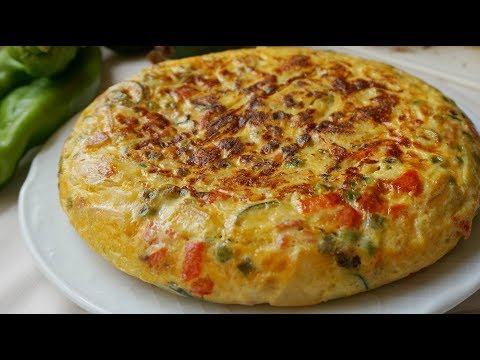 Video: Tortilla Española Con Patatas Y Verduras