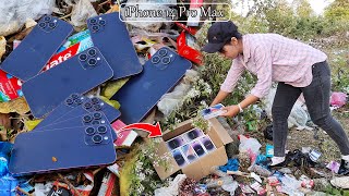 Lucky😘 i found New Apple iPhone 14 Pro Max at roadside dump || Restoration abandoned phones