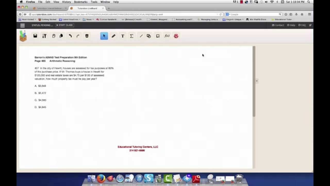 Asvab Arithmetic Reasoning Practice Test