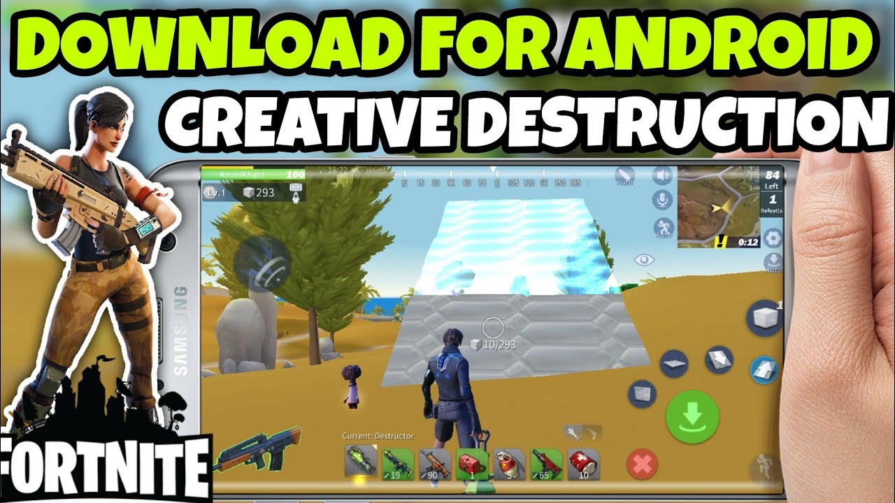 FORTCRAFT MOBILE DOWNLOAD | Similar Game Fortnight For Android | Download Creative Destruction.