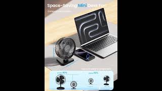  ️ Gaiatop Small Desk Fan – Compact Cooling for Everyday Comfort ❄️