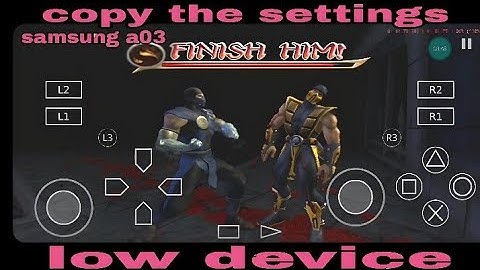 aethersx2 test mortal kombat armageddon samsung galaxy a03 + settings gameplay