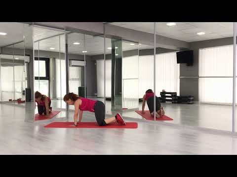 ფეხების ვარჯიში// მოხრილი ფეხის გვერდით აწევა//2