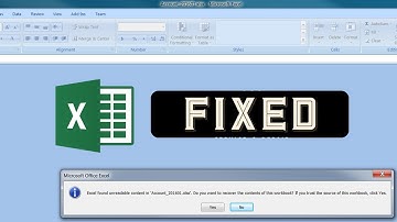 How To Fix Excel Found Unreadable Content Issue On Windows