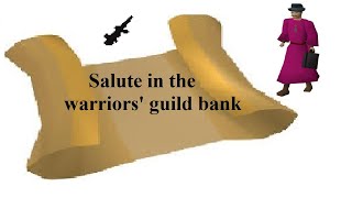 OSRS Clue | Salute in the warriors' guild bank | Quick |