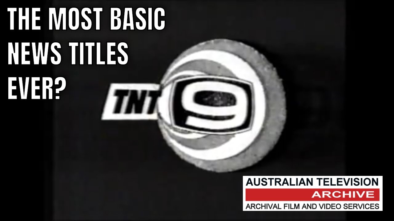TNT9 News (Tasmania) The Most Basic Opening Title Graphics of the