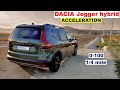 Dacia Jogger hybrid acceleration 0-100, 1/4 mile, 60-100, 80-120 | 2023 | FWD | GPS results