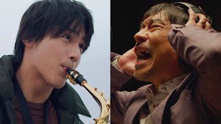 中川大志のサックスにトータス松本が歌で掛け合い！ヤマハ「おかえり、おんがく。」PR動画