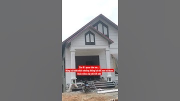 🔴 Đề xuất mẫu nhà cấp 4 mái thái 3 phòng ngủ chuẩn bị dc bàn giao