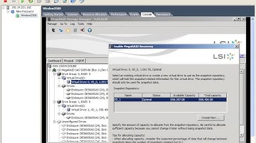 Configure MegaRAID Recovery Under Virtual Server