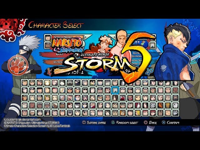 Naruto Ultimate Ninja Storm 5: Character Roster - YouTube