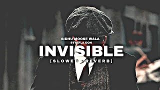 Invisible Sidhu Moose Wala X Sttefla Don Ft Slowed Reverb Mathary Editz