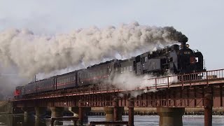 【C11-171＋207】『SL冬の湿原号』迫力満点の重連運転