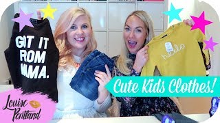 CUTE KIDS CLOTHES with EMILY NORRIS! | MOTHERHOOD