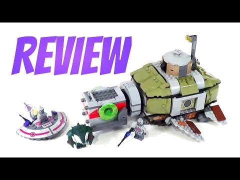 YouTube thumbnail: LEGO Teenage Mutant Ninja Turtles 79121 Review: Turtle Sub Undersea Chase