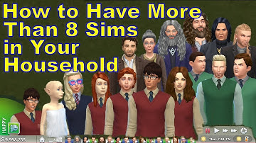 How to Have More Than 8 Sims in Your Household