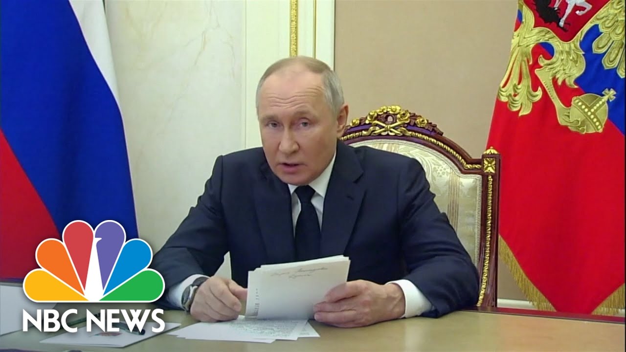 Putin accuses Ukrainians of staging a ‘terrorist attack’ near the border